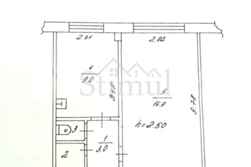 1-к квартира, 31 м², 1/5 эт.