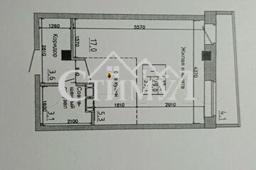 Студия, 33,1 м², 6/9 эт.