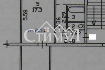2-к квартира, 43,8 м², 3/5 эт.
