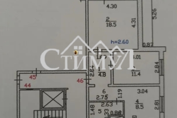 2-к квартира, 50,1 м², 5/9 эт.